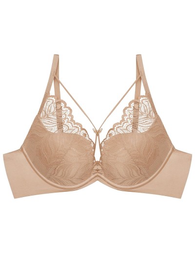 Кружевной бюстгальтер пуш-ап Esotiq 43582 KORIN латте, Цвет: латте, Размеры: 65C, изображение 5