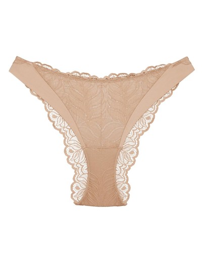 Кружевные трусы бразилиана Esotiq 43586 KORIN латте, Цвет: латте, Размеры: S, изображение 4
