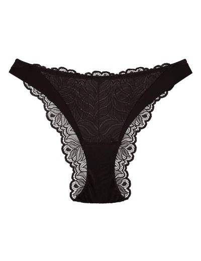 Кружевные трусы бразилиана Esotiq 43586 KORIN шоколадный, Цвет: шоколадный, Размеры: S, изображение 4