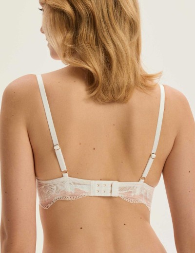 Кружевной бюстгальтер пуш-ап Esotiq 43633 KAVI шампань, Цвет: шампань, Размеры: 65C, изображение 2