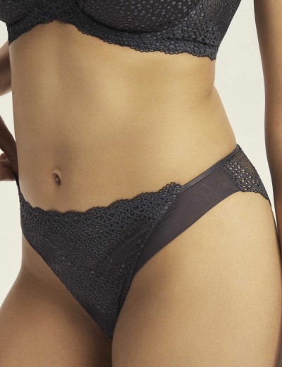 Кружевные слипы Esotiq 43659 CARIS графит, Цвет: графит, Размеры: S, изображение 3