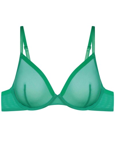 Бюстгальтер из микросетки Esotiq 43882 CAMPARI зелёный, Цвет: зелёный, Размеры: 65B, изображение 4