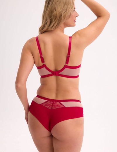 Трусики бразилиана Gaia 1274 FRIDA brazilian красный, Цвет: красный, Размеры: L, изображение 4