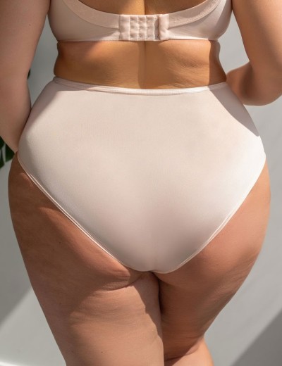 Трусы высокие Kris Line ROSALINE briefs high waist, Цвет: пудровый, Размеры: 3XL, изображение 2