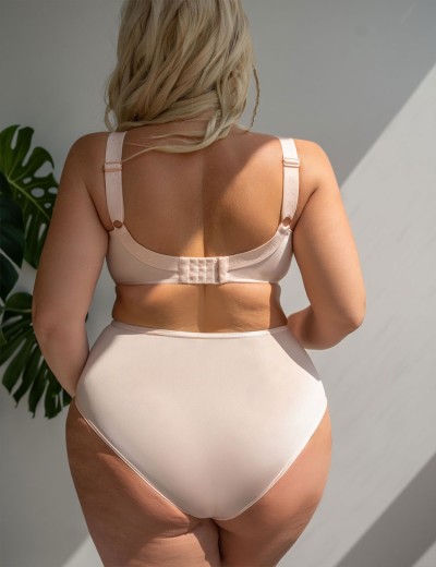 Трусы высокие Kris Line ROSALINE briefs high waist, Цвет: пудровый, Размеры: 3XL, изображение 4