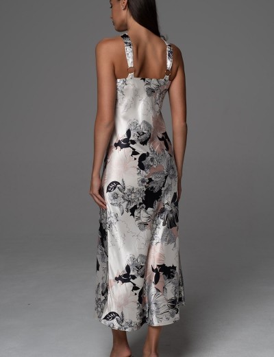 Шёлковое платье-сорочка Mia-Amore TRINITY 4577, Цвет: мультицвет, Размеры: L, изображение 2