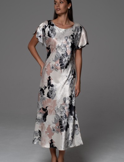 Длинное платье-туника Mia-Amore TRINITY 4661, Цвет: мультицвет, Размеры: 2XL, изображение 4