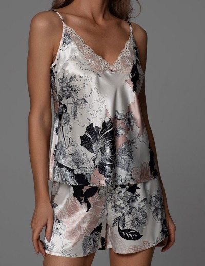 Пижама из натурального шёлка Mia-Amore TRINITY 4762, Цвет: мультицвет, Размеры: 2XL, изображение 3