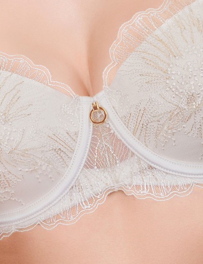 Формованный бюстгальтер балконет Mioocchi BEATRICE 8338 panna, Цвет: panna (кремовый), Размеры: 75B, изображение 3