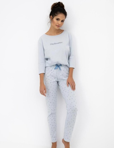 Женская пижама с брюками Sensis DAYDREAMER, Цвет: голубой, Размеры: M, изображение 3