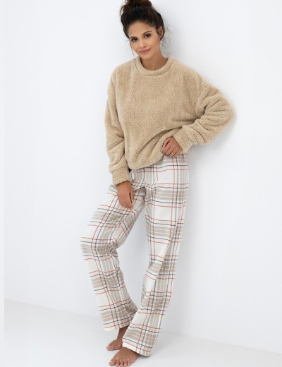 Тёплый домашний комплект Sensis JOYCE, Цвет: песочный, Размеры: M, изображение 2