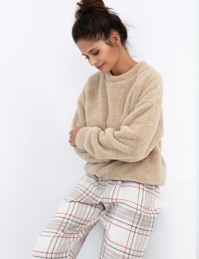 Тёплый домашний комплект Sensis JOYCE, Цвет: песочный, Размеры: M, изображение 3