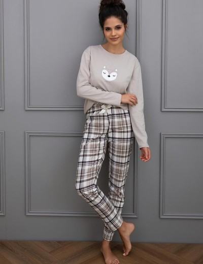 Домашний комплект из хлопка Sensis TINSLEY, Цвет: бежевый, Размеры: M, изображение 2