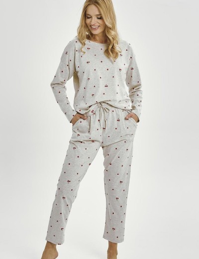 Женская хлопковая пижама Taro 3430 ADELE, Цвет: светло-серый, Размеры: S, изображение 2 Женская хлопковая пижама Taro 3430 ADELE, Цвет: светло-серый, Размеры: S, изображение 2