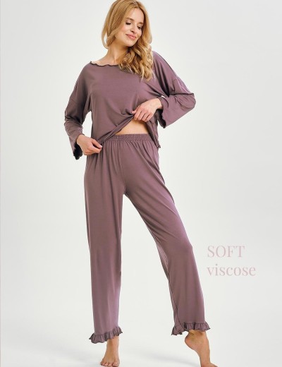 Домашний комплект Taro 3439 ZOYA, Цвет: какао, Размеры: S, изображение 3