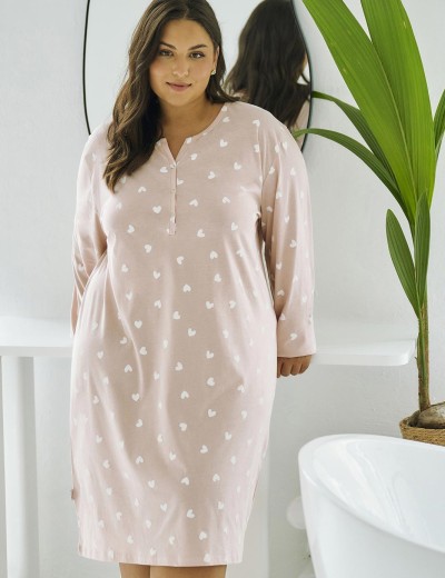 Хлопковая сорочка Taro 3443/3469 NORI, Цвет: розовый, Размеры: M, изображение 2