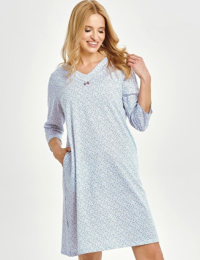 Ночная сорочка Taro 3449/3464 DEBORA, Цвет: голубой, Размеры: L Ночная сорочка Taro 3449/3464 DEBORA, Цвет: голубой, Размеры: L