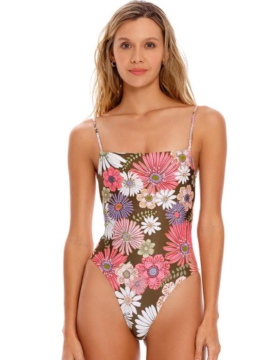 Слитный купальник с вышивкой Agua Bendita 10084 KALI JAVA, Цвет: розовый, Размеры: L, изображение 4