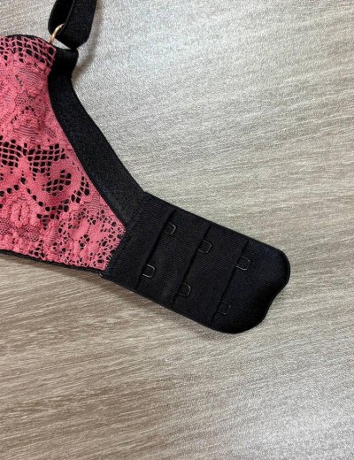 Кружевной полумягкий бюстгальтер Alles GOJI PU, Цвет: розовый, Размеры: 75F, изображение 6