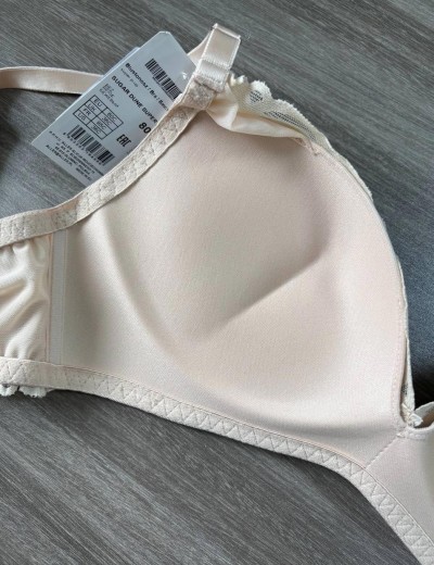 Бескостный бюстгальтер супер пуш-ап Alles SUGAR DUNE super P-UP, Цвет: бежевый, Размеры: 70B, изображение 5