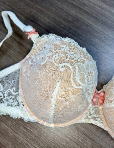 Бюстгальтер балконет пуш-ап Alles DAPHNE P-UP (75F), Цвет: экрю-бежевый, Размеры: 75F, изображение 4