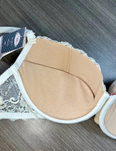 Бюстгальтер балконет пуш-ап Alles DAPHNE P-UP (75F), Цвет: экрю-бежевый, Размеры: 75F, изображение 5