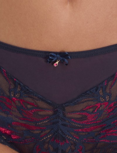 Трусы бразилиана Ava SENSATION 2183 brazyliany navy blue, Цвет: темно-синий, Размеры: L, изображение 3