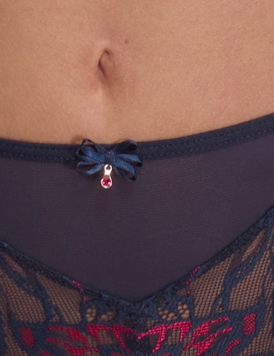 Трусы слипы Ava SENSATION 2183 figi navy blue, Цвет: темно-синий, Размеры: L, изображение 3