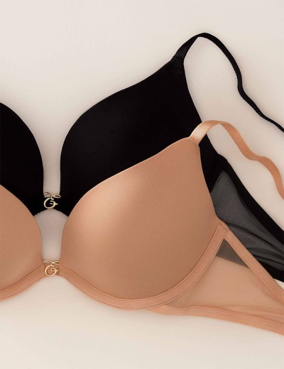 Бюстгальтер пуш-ап Esotiq NUTS 43158 темно-бежевый, Цвет: темно-бежевый, Размеры: 65C, изображение 8