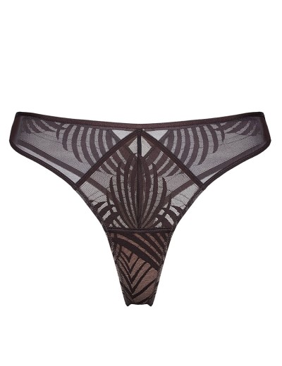 Трусики стринги Esotiq 43523 NACRE шоколадный, Цвет: шоколадный, Размеры: M, изображение 5