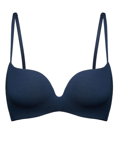 Гладкий бюстгальтер пуш-ап Esotiq COMFIE 43661 темно-синий, Цвет: темно-синий, Размеры: 75D, изображение 7
