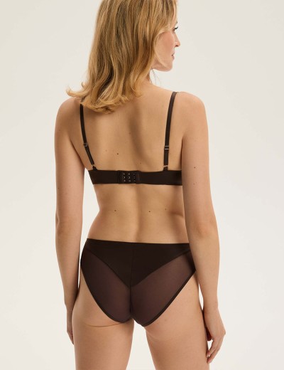 Бюстгальтер из тонкого поролона Esotiq CLEARY 44006 шоколадный, Цвет: шоколадный, Размеры: 65C, изображение 7