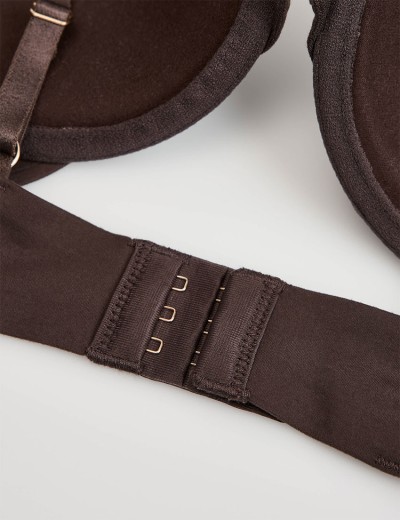 Бюстгальтер из тонкого поролона Esotiq CLEARY 44006 шоколадный, Цвет: шоколадный, Размеры: 65C, изображение 9