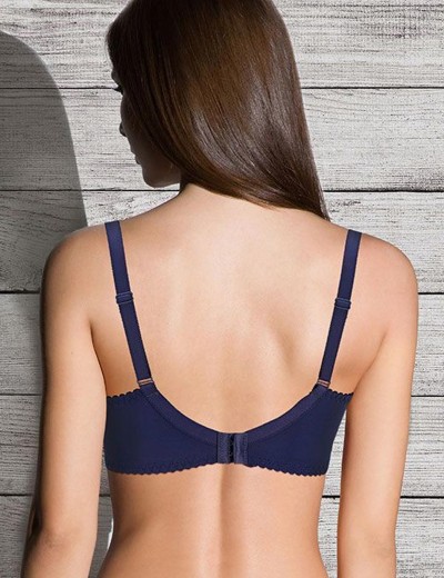 Бюстгальтер мягкий Fluide SHINE 7050 темно-синий, Цвет: темно-синий, Размеры: 80E, изображение 3