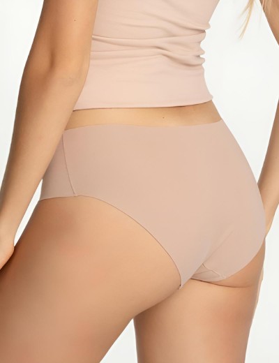 Бесшовные трусы слипы Julimex COTTON MOOD CLASSIC бежевый, Цвет: бежевый, Размеры: M, изображение 2