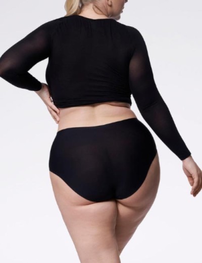 Трусы слипы Julimex FLEXI-ONE MAXI PLUS SIZE черный, Цвет: черный, Размеры: 2XL/3XL, изображение 2