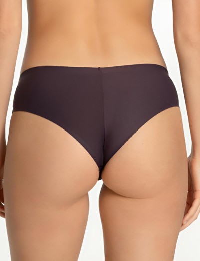 Трусы бразилиана Julimex SIMPLE BRASIL DARK PLUM/BLOOM, Цвет: тёмно-фиолетовый, Размеры: M, изображение 3