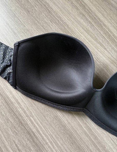 Бюстгальтер планж без бретелей Kinga 1167-BC EXPERT BRA черный, Цвет: черный, Размеры: 65B, изображение 5