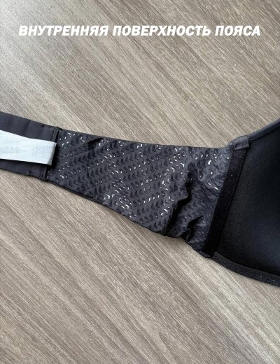 Бюстгальтер планж без бретелей Kinga 1167-BC EXPERT BRA черный, Цвет: черный, Размеры: 65B, изображение 6