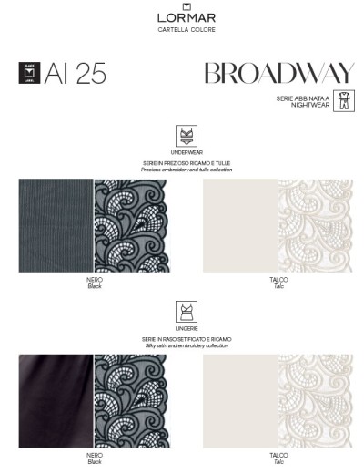 Короткая атласная сорочка Lormar BROADWAY 633887CO nero, Цвет: nero (черный), Размеры: M, изображение 3