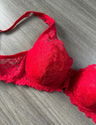 Бюстгальтер балконет тюльпан MAT CARMELA 053-22 красный, Цвет: красный, Размеры: 65C, изображение 4