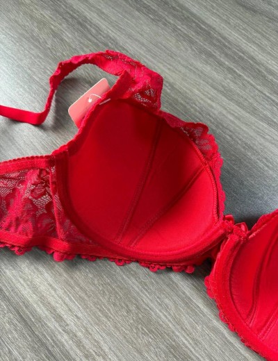 Бюстгальтер балконет тюльпан MAT CARMELA 053-22 красный, Цвет: красный, Размеры: 65C, изображение 5