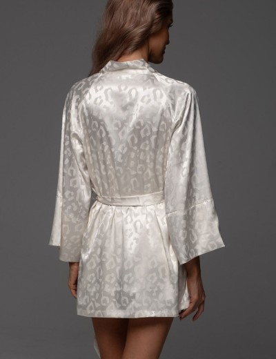 Атласный комплект-тройка Mia-Amore LEONA 2234 молочный, Цвет: молочный, Размеры: 2XL, изображение 4