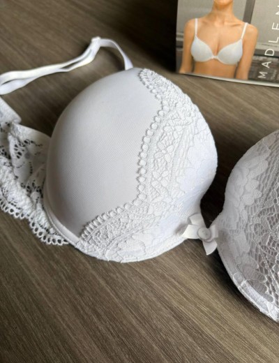 Бюстгальтер с гелевым пуш-ап Mioocchi MADLEN 7730 bianco, Цвет: bianco (белый), Размеры: 85B, изображение 4