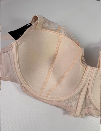 Кружевной бюстгальтер балконет Nikol Djumon 165 11 жасмин, Цвет: жасмин, Размеры: 85G, изображение 5