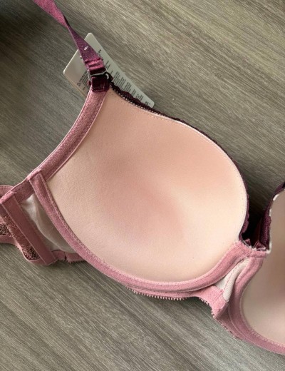 Бюстгальтер балконет Nipplex ZOE U, Цвет: пудра, Размеры: 70D, изображение 4