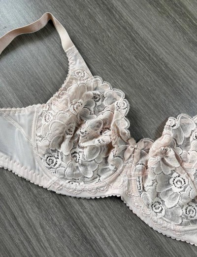 Бюстгальтер мягкий Orhideja 535-146 серебристый пион, Цвет: серебристый пион, Размеры: 70F, изображение 4