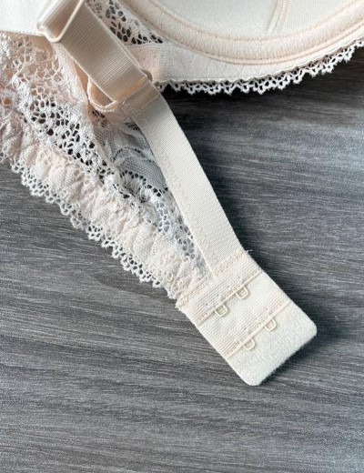 Кружевной бюстгальтер на поролоне Lina A 6086 жасмин, Цвет: жасмин, Размеры: 80B, изображение 7