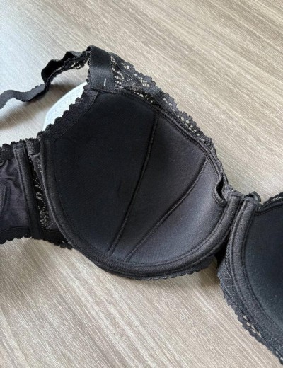 Бюстгальтер балконет Simona M 530/30 черный, Цвет: черный, Размеры: 80C, изображение 5