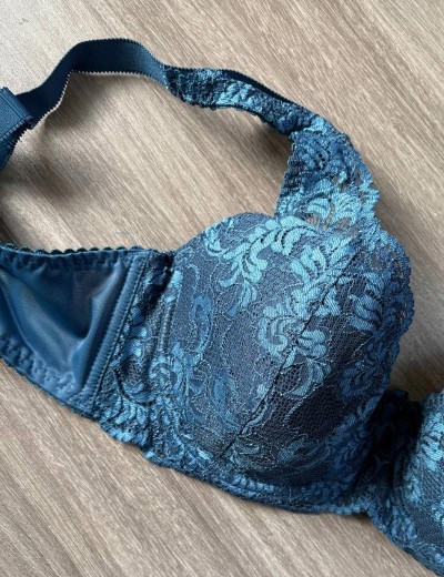 Бюстгальтер балконет Simona M 530/30 топаз, Цвет: топаз, Размеры: 85G, изображение 4